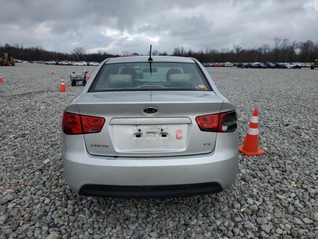 KNAFU4A20C5507751 - 2012 KIA FORTE EX SILVER photo 6