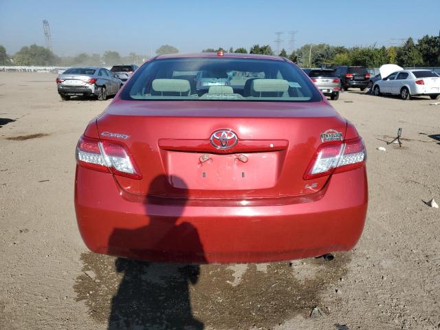 4T4BF3EK1AR012656 - 2010 TOYOTA CAMRY BASE RED photo 6