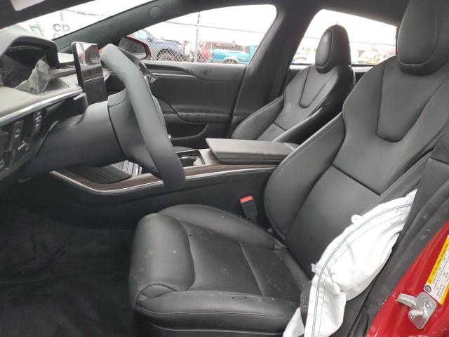 5YJSA1E57MF449733 - 2021 TESLA MODEL S Qırmızı foto 7