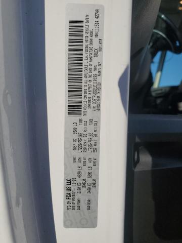 3C6TRVDG2LE110199 - 2020 RAM PROMASTER 2500 HIGH თეთრი ფოტო 14