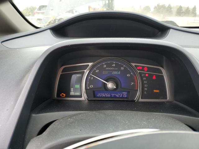 JHMFA362X8S015928 - 2008 HONDA CIVIC HYBRID 灰色 照片 9