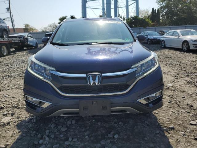 2HKRM4H77GH635783 - 2016 HONDA CR-V EXL BLUE photo 5