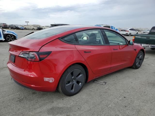5YJ3E1EA7MF868266 - 2021 TESLA MODEL 3 RED photo 3