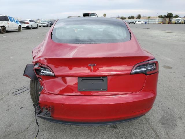 5YJ3E1EA7MF868266 - 2021 TESLA MODEL 3 RED photo 6