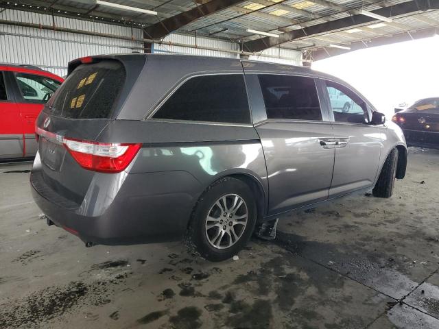 5FNRL5H60DB091122 - 2013 HONDA ODYSSEY EXL GRAY photo 3