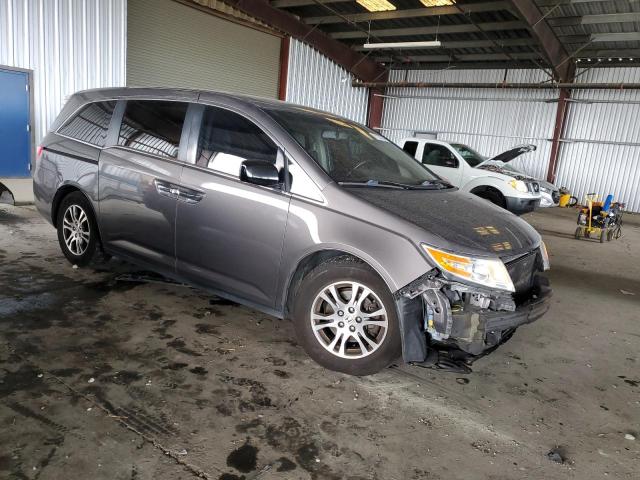 5FNRL5H60DB091122 - 2013 HONDA ODYSSEY EXL GRAY photo 4