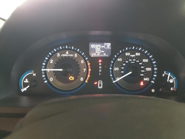 5FNRL5H60DB091122 - 2013 HONDA ODYSSEY EXL GRAY photo 9