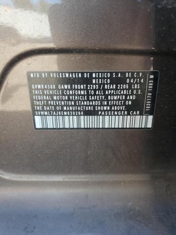 3VWML7AJ6EM620264 - 2014 VOLKSWAGEN JETTA TDI BROWN photo 13