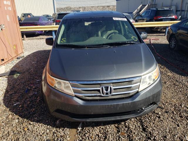 5FNRL5H69BB077202 - 2011 HONDA ODYSSEY EXL GRAY photo 5