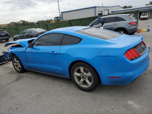 1FA6P8AM2H5249247 - 2017 FORD MUSTANG BLUE photo 2