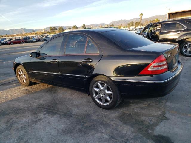 WDBRF64J94F513759 - 2004 MERCEDES-BENZ C 320 BLACK photo 2