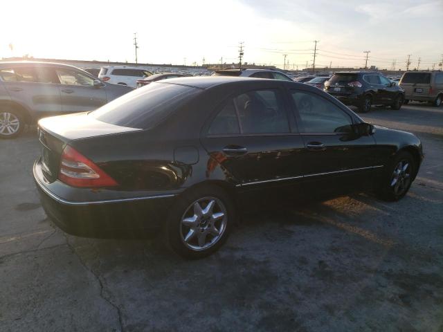 WDBRF64J94F513759 - 2004 MERCEDES-BENZ C 320 BLACK photo 3