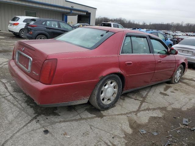 1G6KD54Y31U251506 - 2001 CADILLAC DEVILLE MAROON photo 3