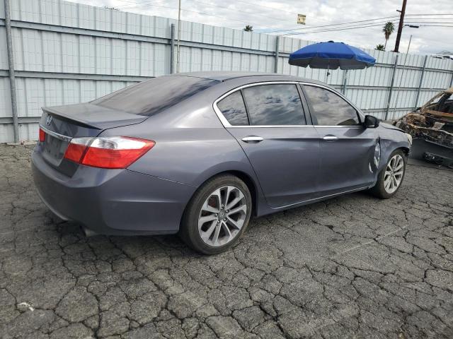 1HGCR2F50FA269623 - 2015 HONDA ACCORD SPORT GRAY photo 3