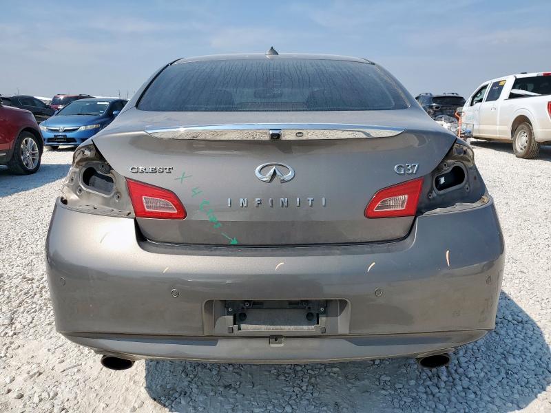 JN1CV6AP2BM502083 - 2011 INFINITI G37 BASE GRAY photo 6