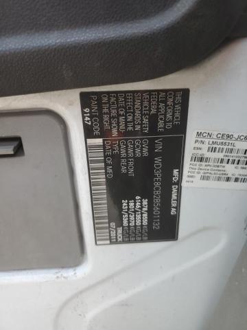 WD3PE8CB2B5601132 - 2011 MERCEDES-BENZ SPRINTER 2500 თეთრი ფოტო 13