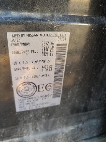 5N1AL0MM4EC546892 - 2014 INFINITI QX60 灰色 照片 14