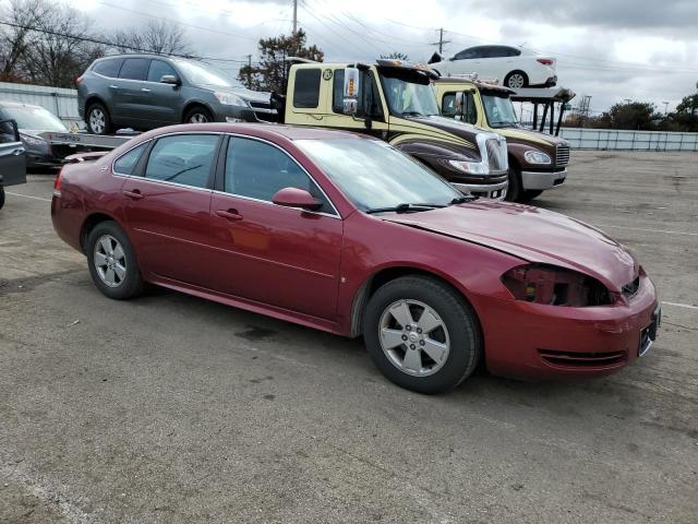 2G1WT57K591271703 - 2009 CHEVROLET IMPALA 1LT RED photo 4