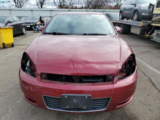 2G1WT57K591271703 - 2009 CHEVROLET IMPALA 1LT RED photo 5