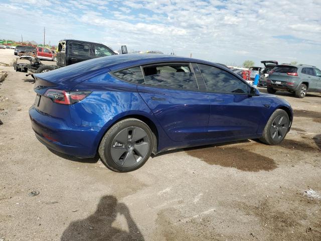 5YJ3E1EA9PF447329 - 2023 TESL MODEL 3 BLUE photo 3