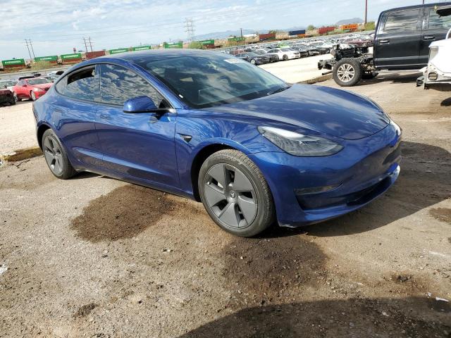 5YJ3E1EA9PF447329 - 2023 TESL MODEL 3 BLUE photo 4