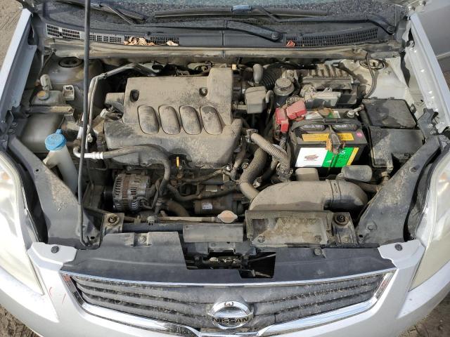 3N1AB6AP2CL687196 - 2012 NISSAN SENTRA 2.0 SILVER photo 11