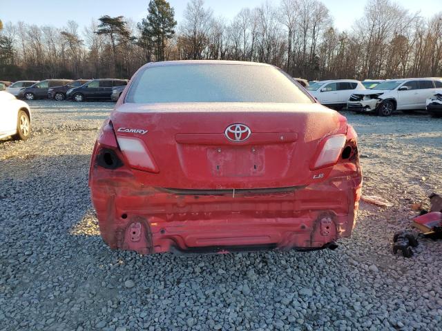 4T1BE46K58U209793 - 2008 TOYOTA CAMRY CE RED photo 6