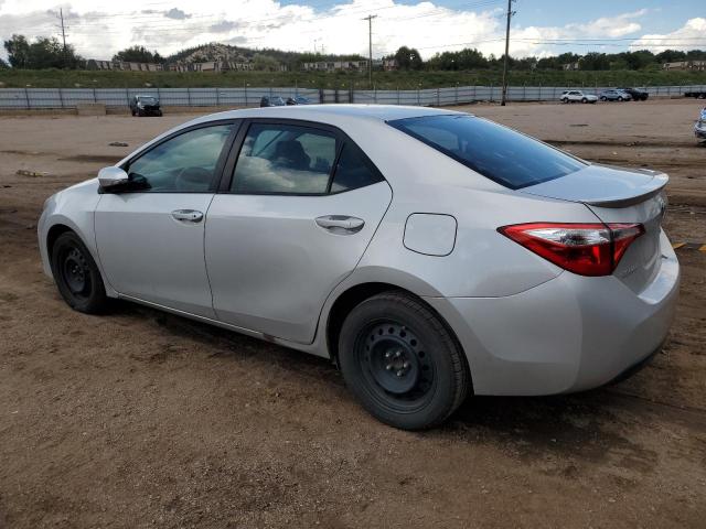 2T1BURHEXGC612109 - 2016 TOYOTA COROLLA L SILVER photo 2