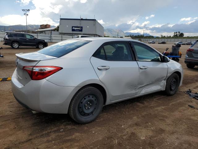 2T1BURHEXGC612109 - 2016 TOYOTA COROLLA L SILVER photo 3