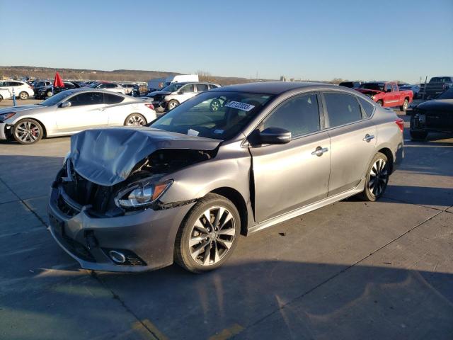 3N1AB7AP1KY408215 - 2019 NISSAN SENTRA S GRAY photo 1