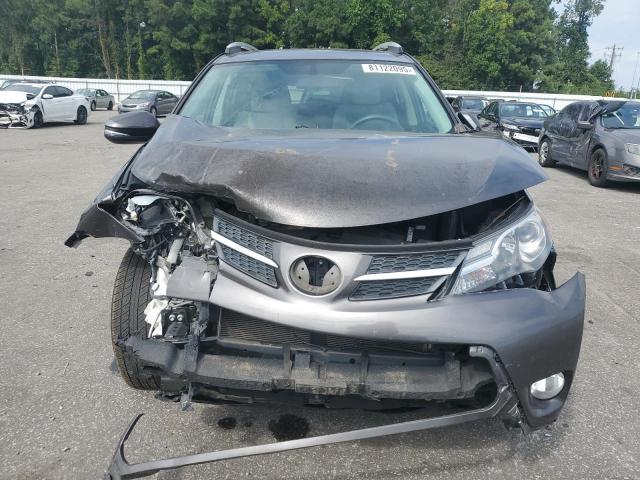 2T3WFREV5EW108778 - 2014 TOYOTA RAV4 XLE GRAY photo 5