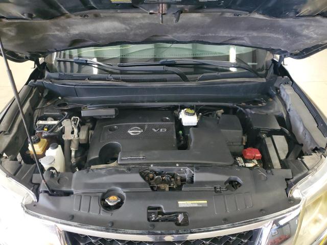 5N1AR2MM9FC714585 - 2015 NISSAN PATHFINDER S GRAY photo 12