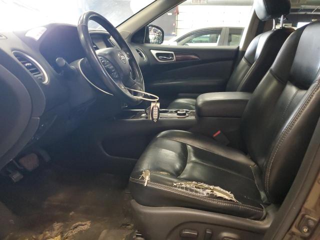 5N1AR2MM9FC714585 - 2015 NISSAN PATHFINDER S GRAY photo 7