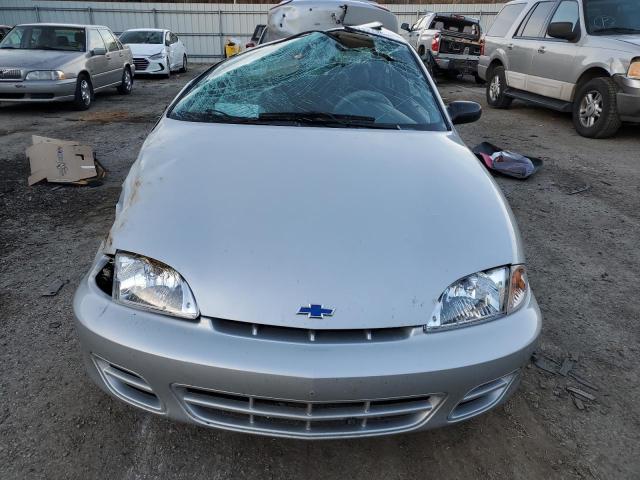 1G1JC124617239636 - 2001 CHEVROLET CAVALIER SILVER photo 5