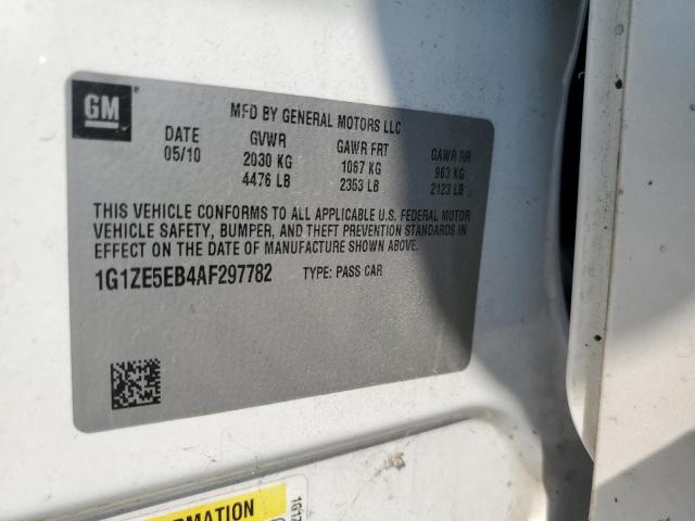 1G1ZE5EB4AF297782 - 2010 CHEVROLET MALIBU LTZ WHITE photo 12