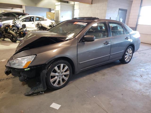 1HGCM66567A072821 - 2007 HONDA ACCORD EX GRAY photo 1