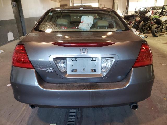 1HGCM66567A072821 - 2007 HONDA ACCORD EX GRAY photo 6