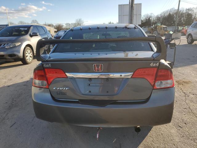 2HGFA1F54AH318816 - 2010 HONDA CIVIC LX GRAY photo 6