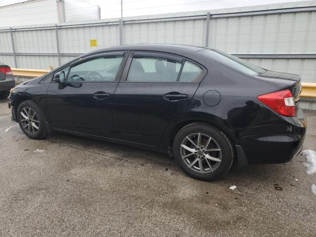 19XFB2F97CE076218 - 2012 HONDA CIVIC EXL BLACK photo 2
