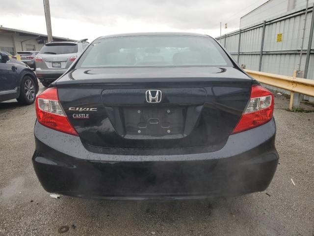 19XFB2F97CE076218 - 2012 HONDA CIVIC EXL BLACK photo 6