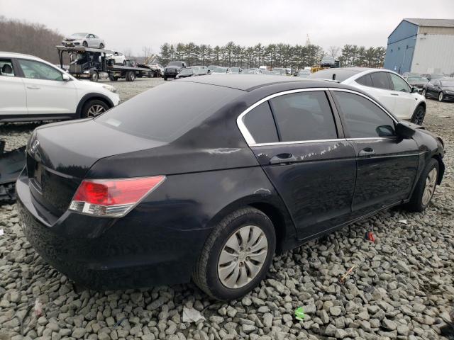 1HGCP26328A142380 - 2008 HONDA ACCORD LX BLACK photo 3