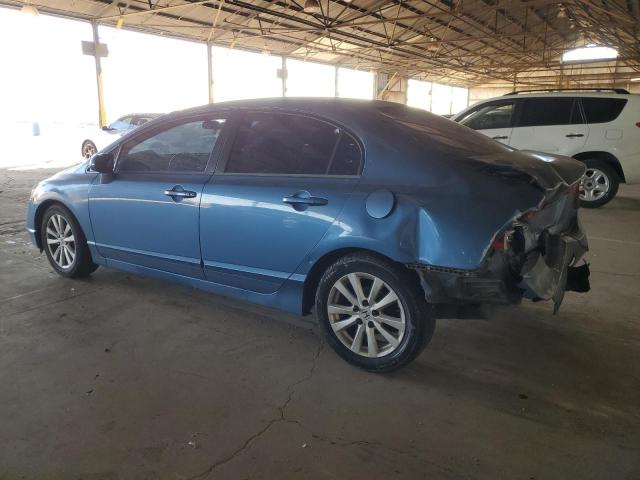 1HGFA16556L131255 - 2006 HONDA CIVIC LX BLUE photo 2