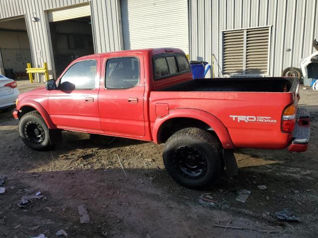 5TEGN92N12Z896471 - 2002 TOYOTA TACOMA DOUBLE CAB PRERUNNER RED photo 2