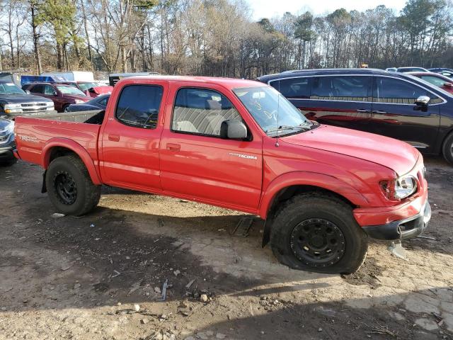 5TEGN92N12Z896471 - 2002 TOYOTA TACOMA DOUBLE CAB PRERUNNER RED photo 4