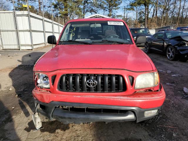 5TEGN92N12Z896471 - 2002 TOYOTA TACOMA DOUBLE CAB PRERUNNER RED photo 5