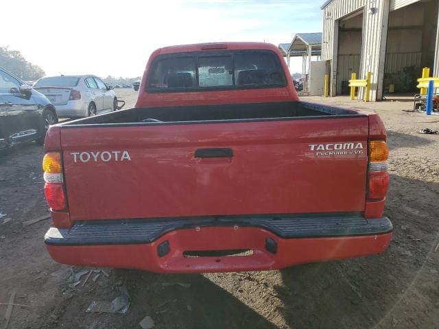 5TEGN92N12Z896471 - 2002 TOYOTA TACOMA DOUBLE CAB PRERUNNER RED photo 6