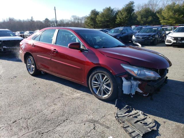 4T1BF1FK8GU534769 - 2016 TOYOTA CAMRY LE RED photo 4