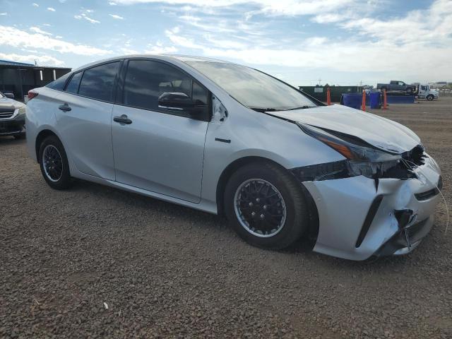 JTDKAMFU5N3170898 - 2022 TOYOTA PRIUS NIGHT SHADE Серебристый фото 4