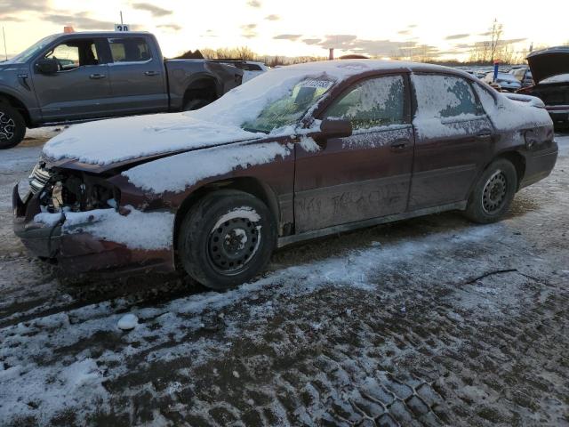 2G1WF52EX49119029 - 2004 CHEVROLET IMPALA BURGUNDY photo 1