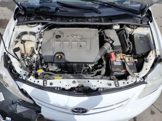 5YFBU4EE3DP086635 - 2013 TOYOTA COROLLA BASE WHITE photo 11